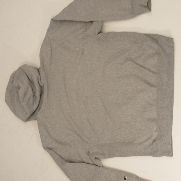 Vintage Champion Reverse Weave Hoodie Sweatshirt XL Paddlers Retreat Gray Heathe - Picture 6 of 7